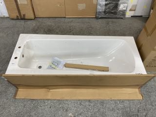 1700 X 700MM 2TH SINGLE ENDED SHOWER BATH - RRP £459: LOCATION - D4