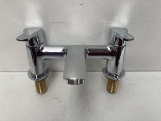 DECK MOUNTED BATH FILLER IN CHROME - RRP £265: LOCATION - R1