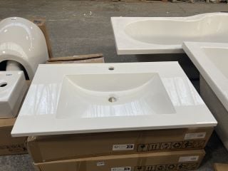 800 X 460MM 1TH ACRYLIC BASIN - RRP £160: LOCATION - C7