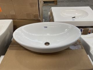 520MM OVAL CERAMIC VESSEL BASIN - RRP £180: LOCATION - C7