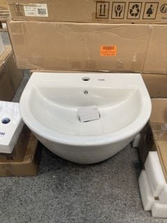 (COLLECTION ONLY) 530MM WIDE BY 400MM HIGH 1TH CERAMIC DESIGNER BASIN RRP £380: LOCATION - C7