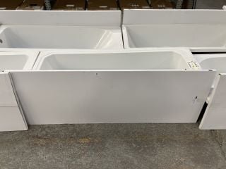 1700 X 700MM NTH SINGLE ENDED BATH WITH A GLOSS GREY MDF BATH SIDE PANEL - RRP £379: LOCATION - C3