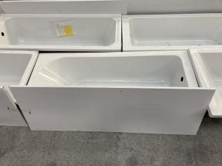 1700 X 700MM NTH SINGLE ENDED BATH WITH A GLOSS GREY MDF BATH SIDE PANEL - RRP £379: LOCATION - C3