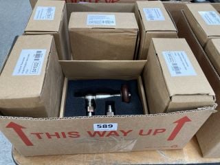 QTY OF ASSORTED TRADITIONAL STYLED TRV VALVES WITH LOCK SHIELDS - RRP £540: LOCATION - C4 TABLES