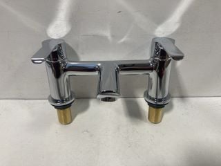 DECK MOUNTED BATH FILLER IN CHROME - RRP £260: LOCATION - RACKING 2