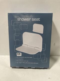 WALL MOUNTED WHITE SHOWER SEAT: LOCATION - RACKING 2