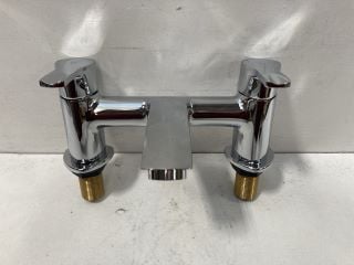 DECK MOUNTED BATH FILLER IN CHROME - RRP £260: LOCATION - RACKING 2