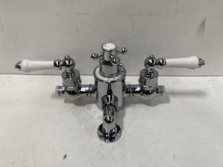 TRADITIONAL EXPOSED SHOWER VALVE IN CHROME - RRP £489: LOCATION - RACKING 2