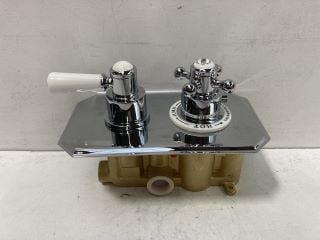 TRADITIONAL CONCEALED SHOWER VALVE IN CHROME - RRP £405: LOCATION - RACKING 2