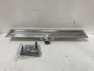 STAINLESS STEEL 600MM LINEAR TILE INSERT SHOWER DRAIN - RRP £309: LOCATION - RACKING 2