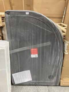 (COLLECTION ONLY) PEARLSTONE SLATE EFFECT RH 1200 X 800MM OFFSET QUADRANT SHOWER TRAY RRP £802: LOCATION - C4 ISLAND