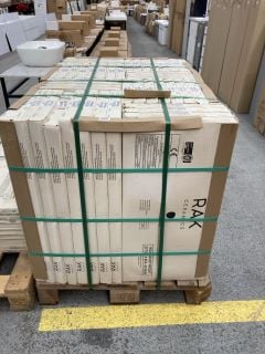 PALLET OF RAK INTERNAL/EXTERNAL GRADE (FREEZE THAW FROST RESISTANT PORCELAIN TILES) 750 X 370MM IN DARK GREY SURFACE APPROX 53M SQ IN TOTAL APPROX 1152KG IN WEIGHT RRP £4369 HEAVY I: LOCATION - D2 (K