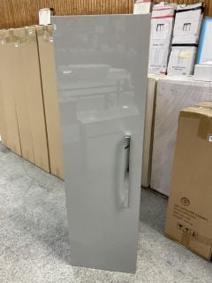 WALL HUNG 1 DOOR BATHROOM CABINET IN LIGHT GREY 1200 X 350 X 216MM - RRP £485: LOCATION - D2