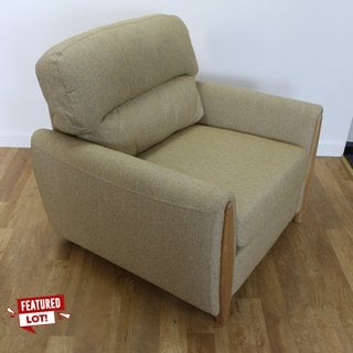 STERLING FABRIC ARMCHAIR RRP: £779: LOCATION - B2