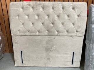 135CM BAYSWATER HEADBOARD IN PORTOBELO GREY: LOCATION - B5