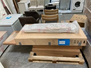 PALLET OF ASSORTED ITEMS TO INCLUDE JOHN LEWIS & PARTNERS SPINDLE GYMI 2 DOOR WARDROBE: LOCATION - A3 (KERBSIDE PALLET DELIVERY)