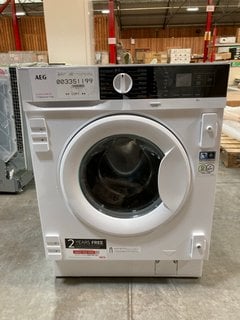 AEG BUILT IN 7KG WASHING MACHINE MODEL:M LF6G7434BI RRP: £628: LOCATION - A4