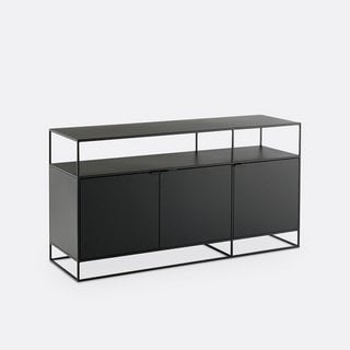 LA REDOUTE HIBA METAL SIDEBOARD. RRP - £750: LOCATION - A5