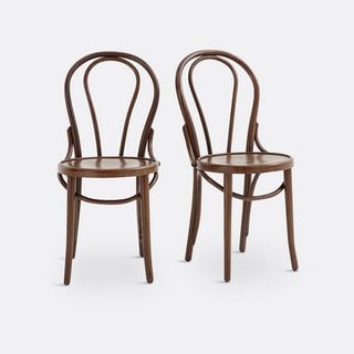 LA REDOUTE SET OF 2 BISTRO STYLE CHAIRS. RRP - £375: LOCATION - B7