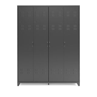 LA REDOUTE HIBA 4-DOOR STEEL CABINET. RRP - £1025: LOCATION - B10 (KERBSIDE PALLET DELIVERY)