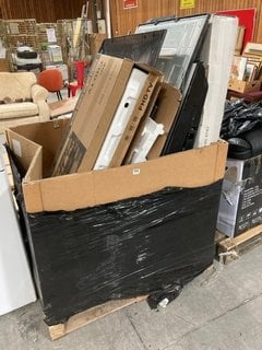 PALLET OF ASSORTED TV'S (PLEASE NOTE SPARES & REPAIRS ONLY - PCB BOARDS REMOVED): LOCATION - A2 (KERBSIDE PALLET DELIVERY)