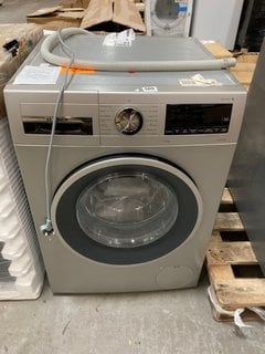 BOSCH 10KG WASHING MACHINE: MODEL WGG245S2GB - RRP £599 . JOHN PYE TECHNICAL WHITE GOODS CONDITION REPORT: UNIT POWERED UP, NO ERROR CODE APPARENT, FASCIA INSPECTION PASS. DATE OF CHECK 29.10.24 - PL