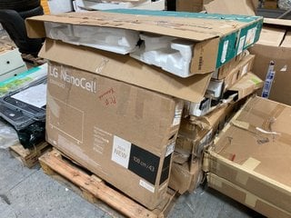 PALLET OF ASSORTED TVS - PCB REMOVED SPARES AND REPAIRS ONLY: LOCATION - A2 (KERBSIDE PALLET DELIVERY)