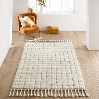 LA REDOUTE 200 X 290CM CREAM RUG: LOCATION - D2