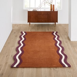 LA REDOUTE INTERIEURS OTHELLO 100% WOOL RUG. SIZE: 160X230CM. RRP - £375: LOCATION - D2