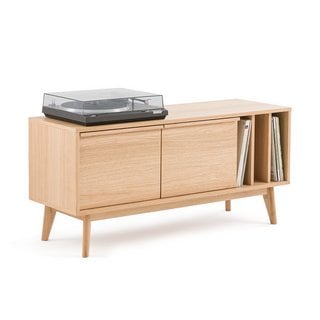 LA REDOUTE INTERIEURS ARAM VINYL RECORD CABINET. RRP - £625: LOCATION - D3