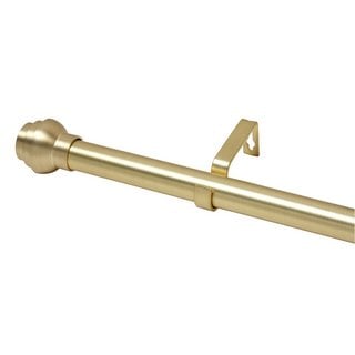 CESSOT DECORATION EXTENDABLE DOME DESIGN CURTAIN POLE, 120/210CM. RRP - £96 TO INCLUDE CESSOT DECORATION CURTAIN ROD. RRP - £250: LOCATION - D3