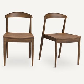 AM.PM SET OF 2 GALB WOODEN CHAIRS. SIZE: PACK OF 2. RRP - £599: LOCATION - D4