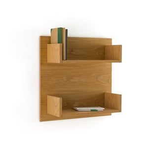 LA REDOUTE INTERIEURS OAK VENEER WALL SHELF. RRP - £320: LOCATION - D5