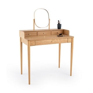 LA REDOUTE INTERIEURS LUSSAN DRESSING TABLE WITH EXTENSION. RRP - £475 TO INCLUDE LA REDOUTE INTERIEURS LOMOPI UNDERBED STORAGE BASKET. RRP - £160: LOCATION - D5