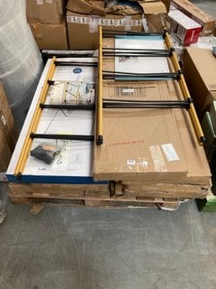 PALLET OF ASSORTED ITEMS TO INCLUDE DRY SOON WINGED AIRER: LOCATION - A10 (KERBSIDE PALLET DELIVERY)