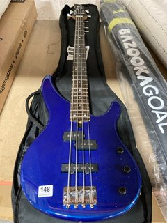 YAMAHA TRBX174 ELECTRIC BASS GUITAR IN BLUE RRP - £229: LOCATION - AR11