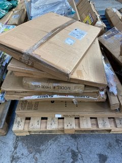 PALLET OF ASSORTED HOUSEHOLD ITEMS TO INCLUDE HEAVY DUTY GARMENT RAIL: LOCATION - B2 (KERBSIDE PALLET DELIVERY)