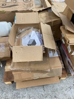 PALLET OF ASSORTED HOUSEHOLD ITEMS TO INCLUDE KAYMAN YOGA MAT: LOCATION - B6