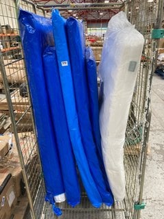 CAGE OF ASSORTED COT BED MATTRESSES (CAGE NOT INCLUDED): LOCATION - B6 (KERBSIDE PALLET DELIVERY)