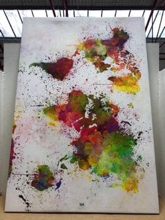 LARGE CANVAS WALL ART IN MULTI: LOCATION - BR5