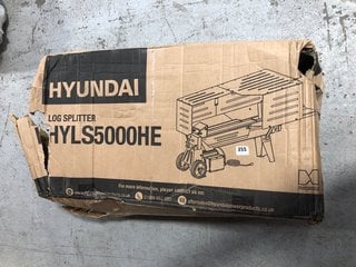 HYUNDAI LOG SPLITTER MODEL : HYLS5000HE: LOCATION - BR10