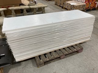 PALLET OF WHITE FIRE DOORS: LOCATION - A3 (KERBSIDE PALLET DELIVERY)