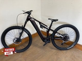 (COLLECTION ONLY) CUBE STEREO HYBRID ONE55 C68X SLX 750 ELECTRIC FULL SUSPENSION MOUNTAIN BIKE IN LIQUID RED & CARBON RRP - £4449: LOCATION - PB