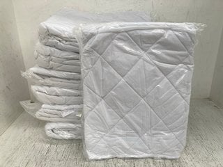 QTY OF VISION WATERPROOF DUVET COVERS IN WHITE: LOCATION - E6