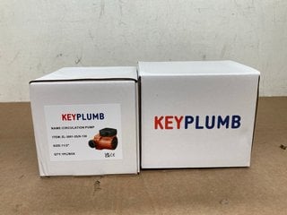 2 X KEYPLUMB CIRCULATION PUMPS: LOCATION - E9