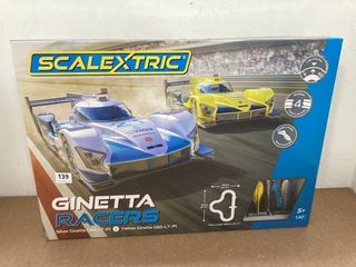 SCALEXTRIC GINETTA RACERS SET - MODEL: C1412M - RRP:£130: LOCATION - WH9