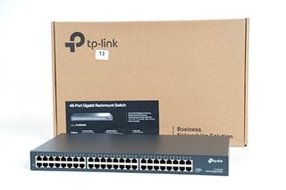 TP-LINK 48-PORT GIGABIT RACK-MOUNT SWITCH - MODEL TL-SG1048 - RRP £211: LOCATION - BOOTH