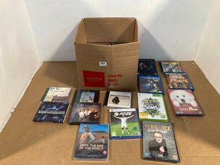 QTY OF ASSORTED DVDS AND CDS TO INCLUDE THE MIRACLE CLUB DVD (PLEASE NOTE: 18+YEARS ONLY. ID MAY BE REQUIRED): LOCATION - H14