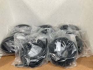 8 X NYLON 20MM BLACK CONTRACTOR PACKS: LOCATION - H13