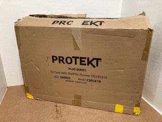 PROTEKT PLUS SERIES DJ CASE WITH SHELF - MODEL: CSFLX10 - RRP:£199: LOCATION - H12